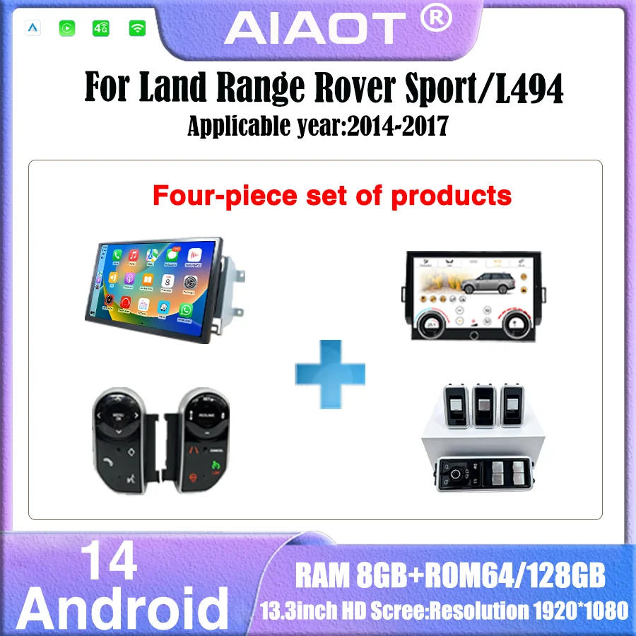 13.3inch Android14 Carplay Mul - Khadas Vim4 8Gb 评论和价格