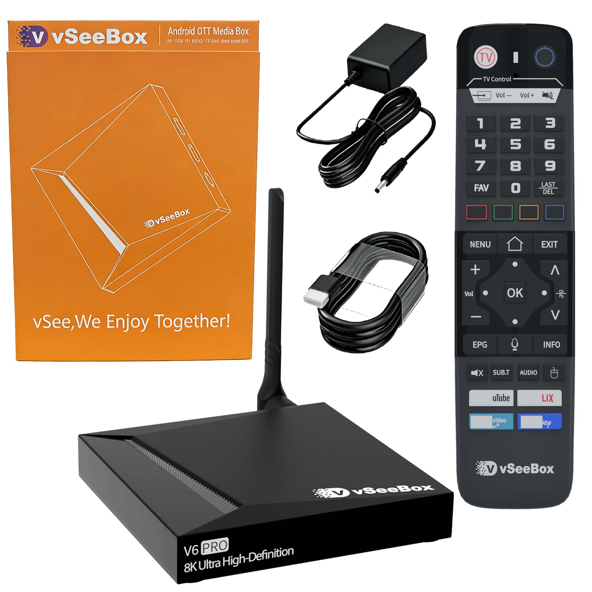 VSeeBox V6 Pro 2026 Newest, 4G - Khadas Vim4 8Gb 评论和价格