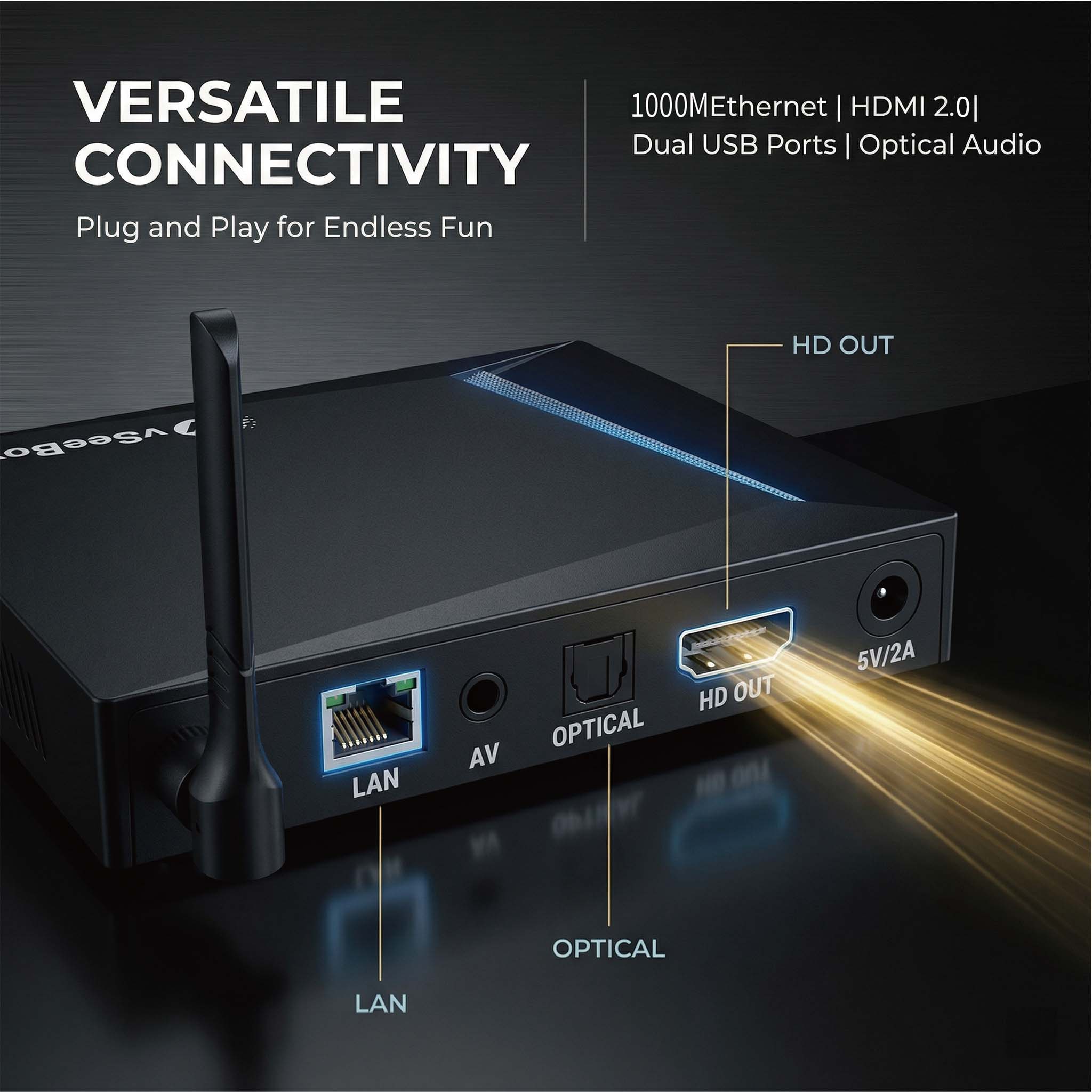 VSeeBox V6 Pro 2026 Newest, 4G - Khadas Vim4 8Gb 评论和价格